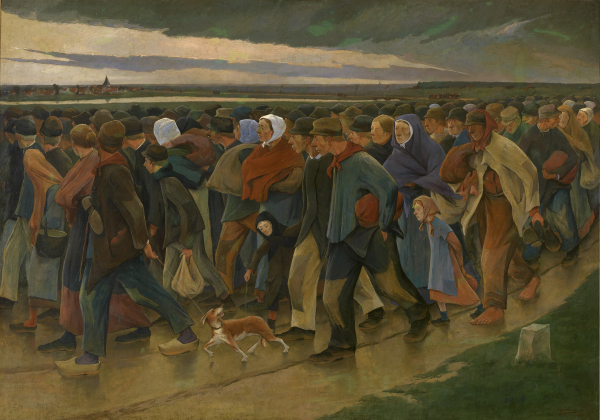 Landverhuizers - Eugène Laermans (1896) ©KMSKA, Lukas - Art in Flanders