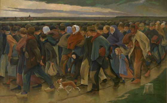 Landverhuizers - Eugène Laermans (1896) ©KMSKA, Lukas - Art in Flanders