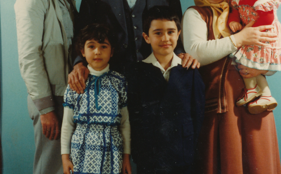 Faruk Köse en zijn familie in Gent, jaren 1970