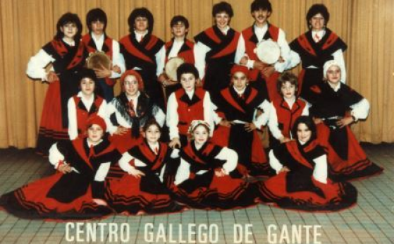 De Spaanse dansgroep Centro Gallego de Gante, jaren 1980